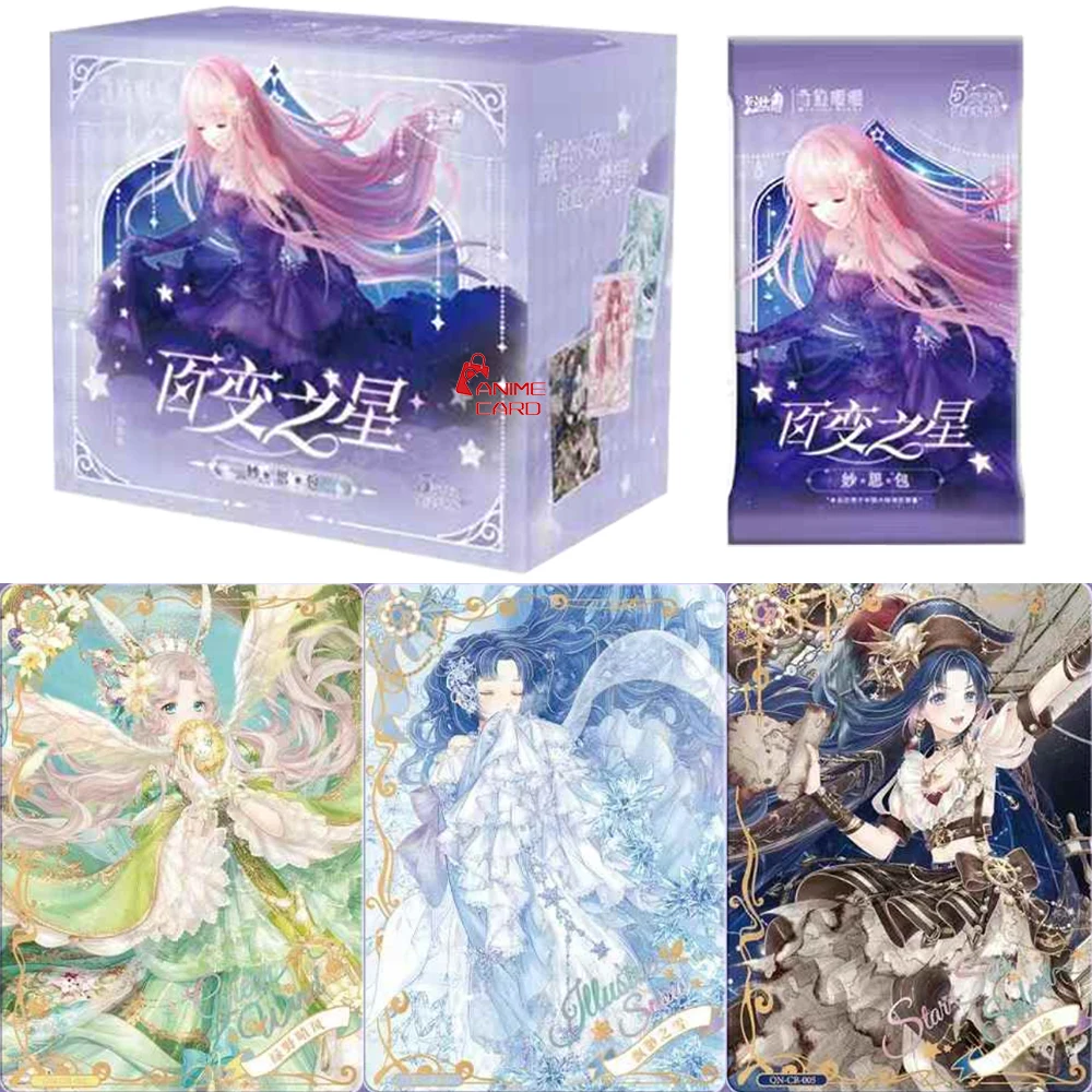 KAYOU Echte Miracle Nikki Karten Variety Stars Wonder Pack Anime Peripherie Sammlung Karten Mädchen Spielzeug Geschenke