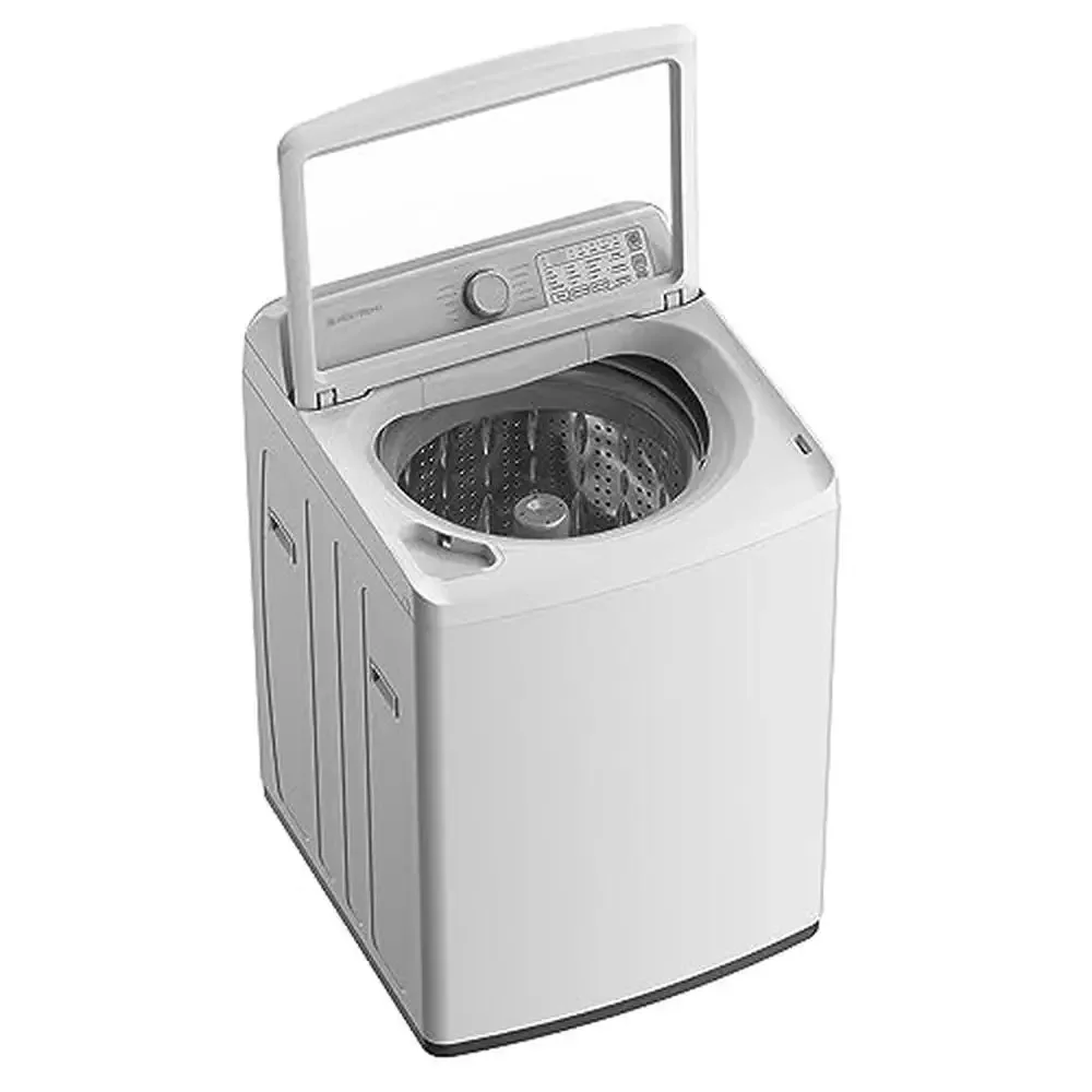 Top Load Washing Machine Compact 3.7-Cu.Ft White 4.4 cu. ft. 10 Automatic Cycles Temperature Settings Water Levels Soil Levels