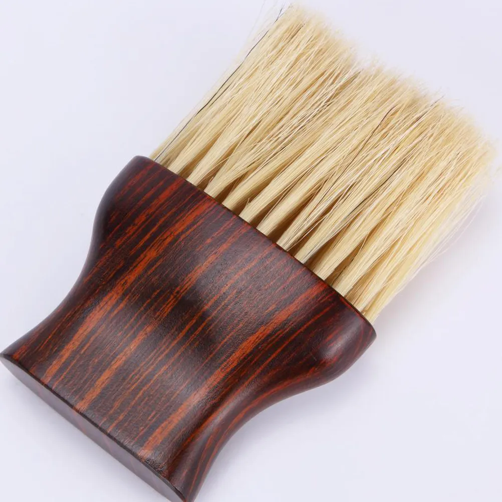 

1pc Barber Hair Brush High-Density Soft Bristle Neck Duster For Haircut Cleaning Salon Use Broken Hair Sweeping Tool