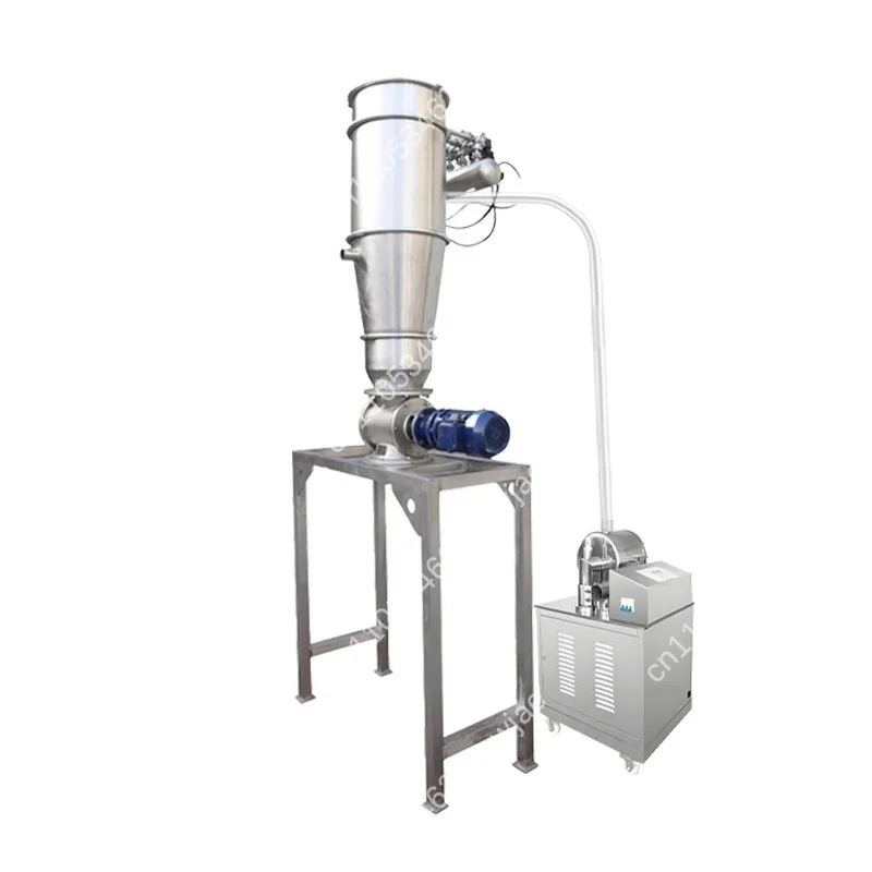 Automatic Continuous Powder Granules Vacuum Feeder, Closed Type Pneumatic Conveying System with Dustless Cleaning