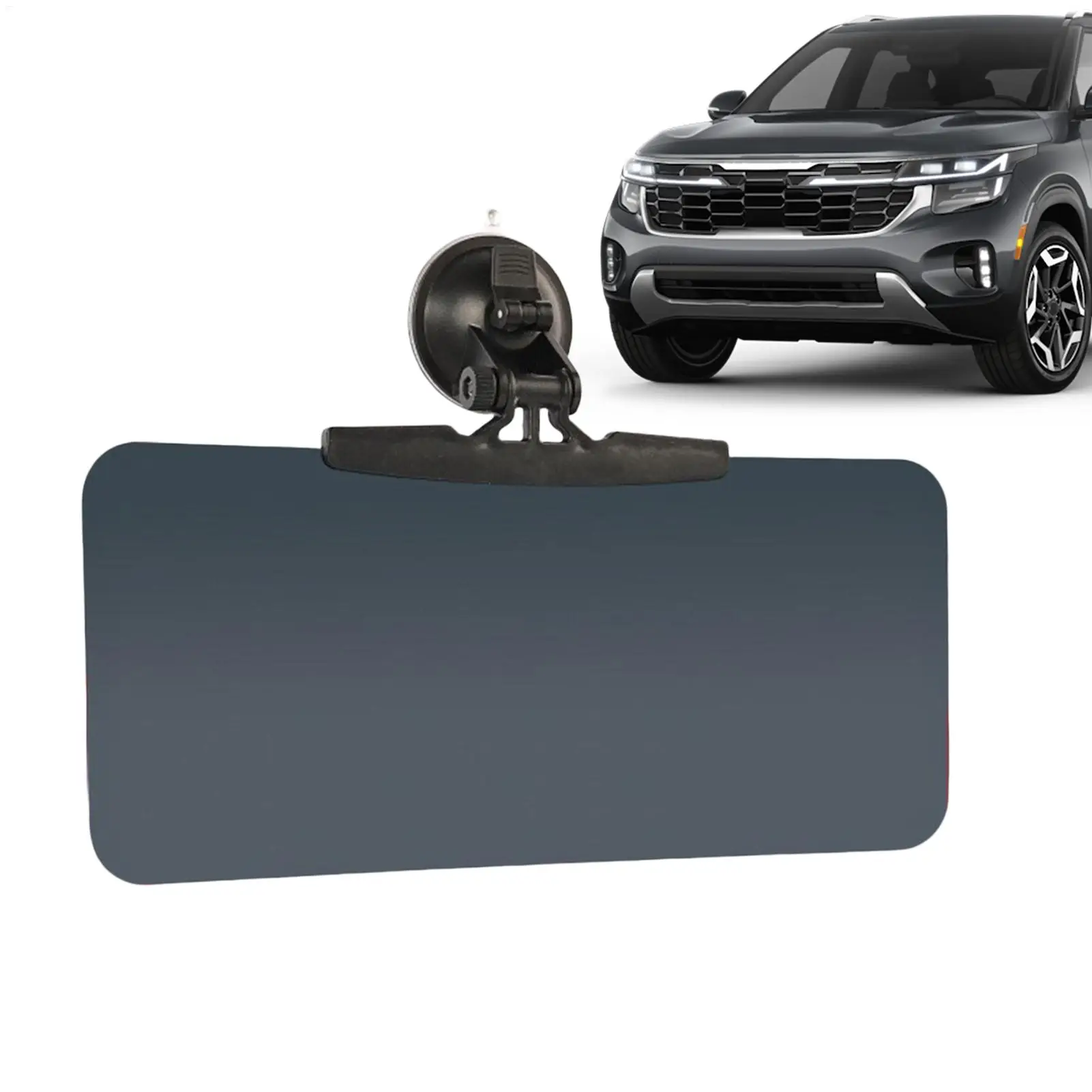 Sun Visor Extender Suction Cup UV Protection Adjustable Anti-Glare Visor Blocker for Car Truck SUV Van, Long Drive