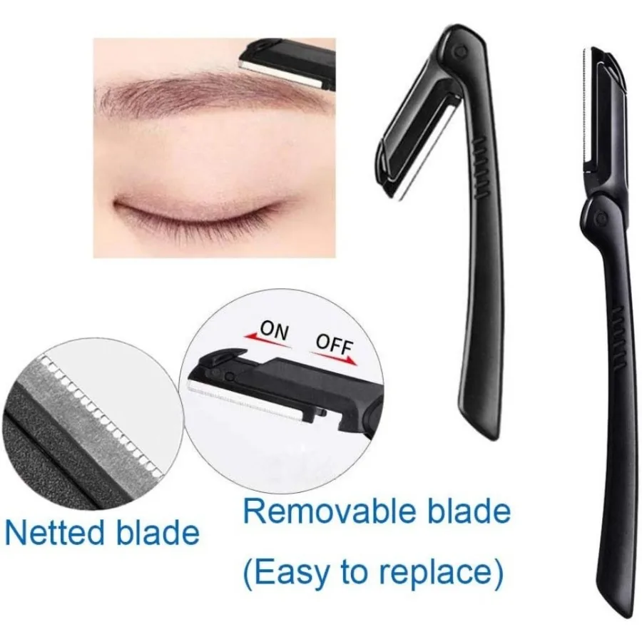 Summer Eyebrow Razor, 5 in 1 Eyebrow Kit, Professional Eyebrow Grooming Set, Eyebrow Trimmers Set for Women and Men