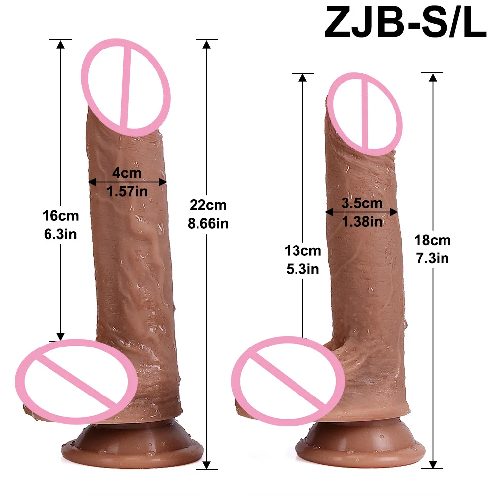 Realistic Cheap Dildo Soft Sexy Silicone Penis Flexible G-spot Women Big Dick   Anal Sex Toys for Female Masturbator Adults 18+