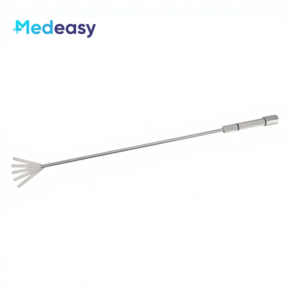 Reusable 5mm Laparoscopic Fan Retractor Surgical Instrument Fan Shaped Five Leaves Retractor
