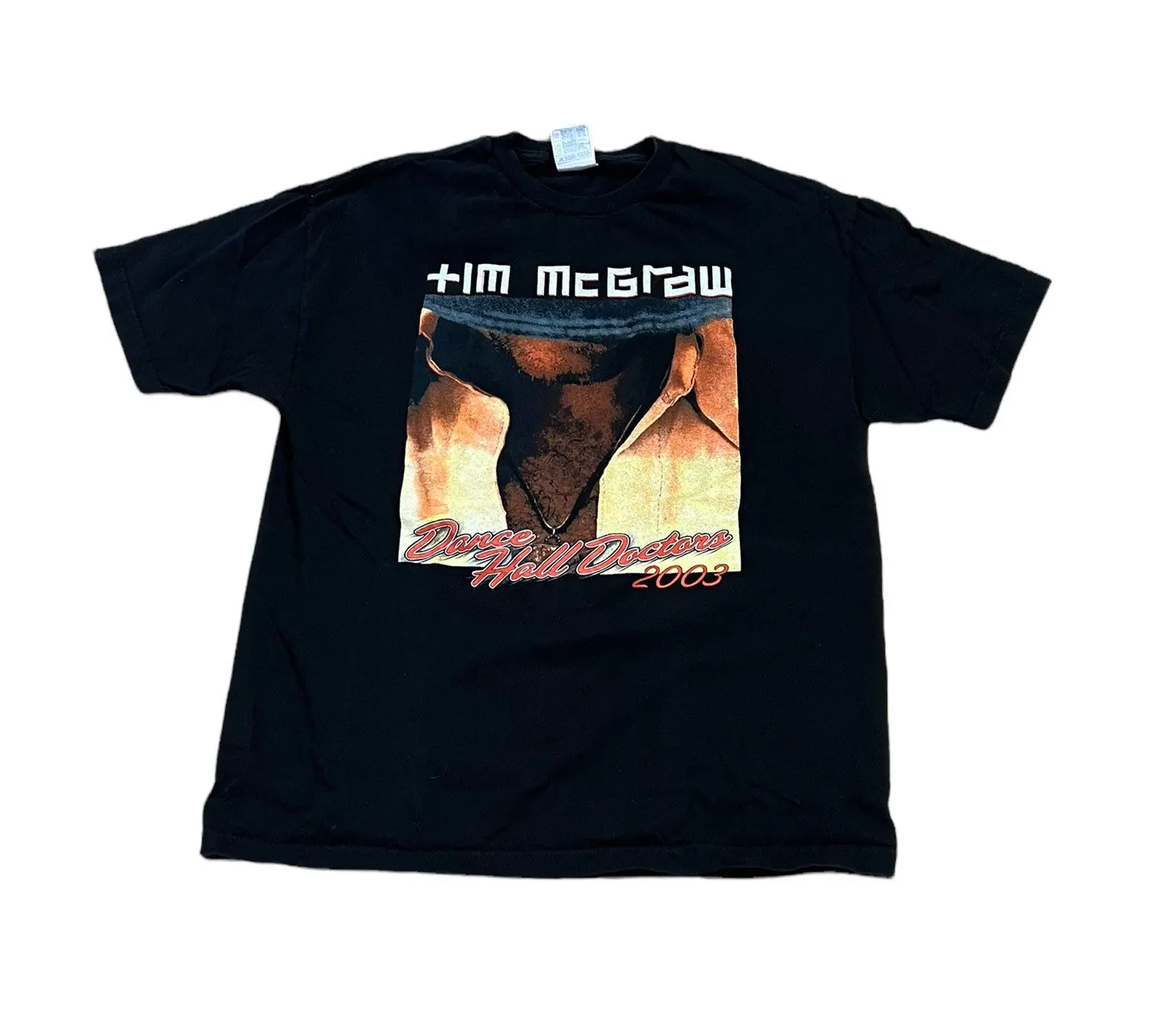 2003 Tim Mcgraw Dance Hall Doctor Double Sided Vintage T Shirt