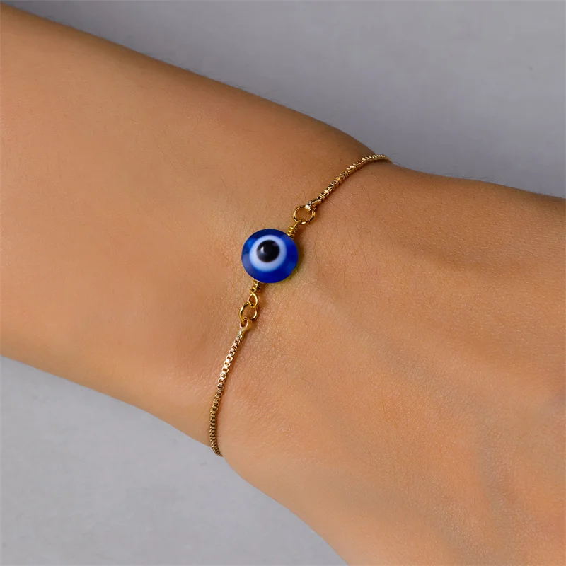 Fashion Exquisite Evil Eye Bracelet Ladies Temperament Charm Party Elegant Birthday Jewelry Gift
