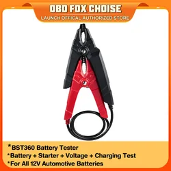 LAUNCH BST-360 Bluetooth Battery Test Clip Analyzer 6V 12V 2000CCA BST360 Voltage tester for x431 device Adnroid / IOS Phone