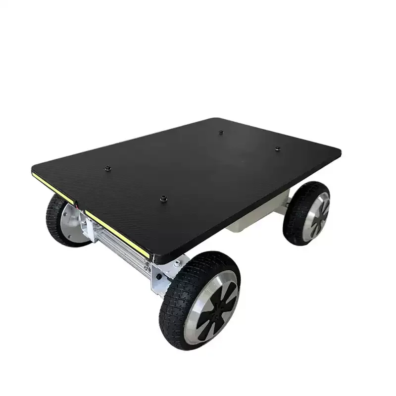 Flat-panel electric remote control car independently steers super long battery life 4-wheel drive metal platform car