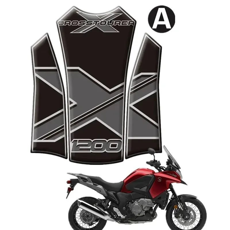 

For HONDA VFR1200X VFR 1200X 1200 2012-2014 CROSSTOURER X Motorcycle Fuel Tank Protector 3D Gel Sticker Decal -1