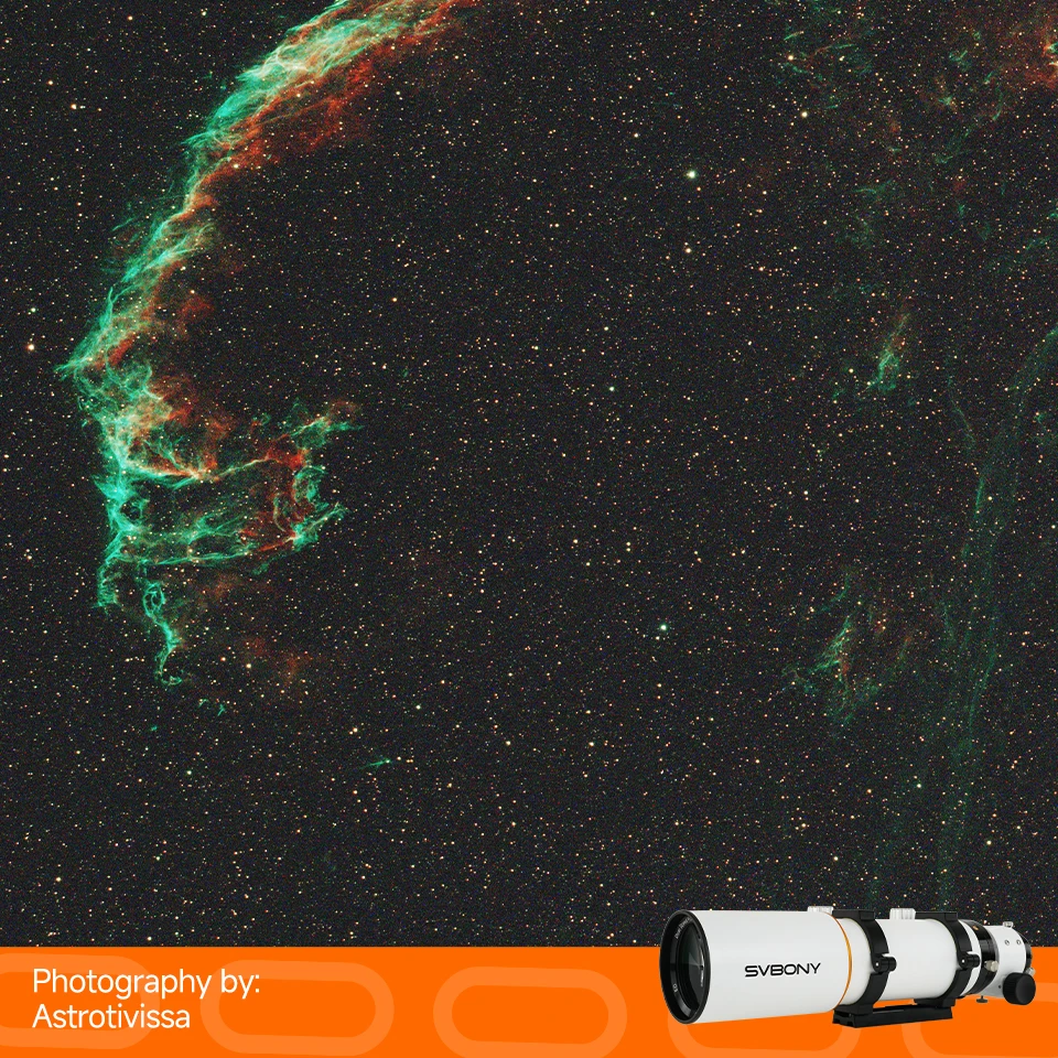 Svbony SV503 80ED Verbessertes F7-Teleskop-Refraktor mit integriertem Flat-Field-Objektiv für astronomische Teleskopfotografie im Weltraum. – Detail 22