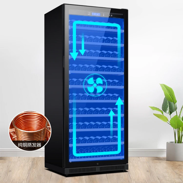 Домашний диспенсер для бутылок на заказ, стеклянный холодильник для вина, холодильник