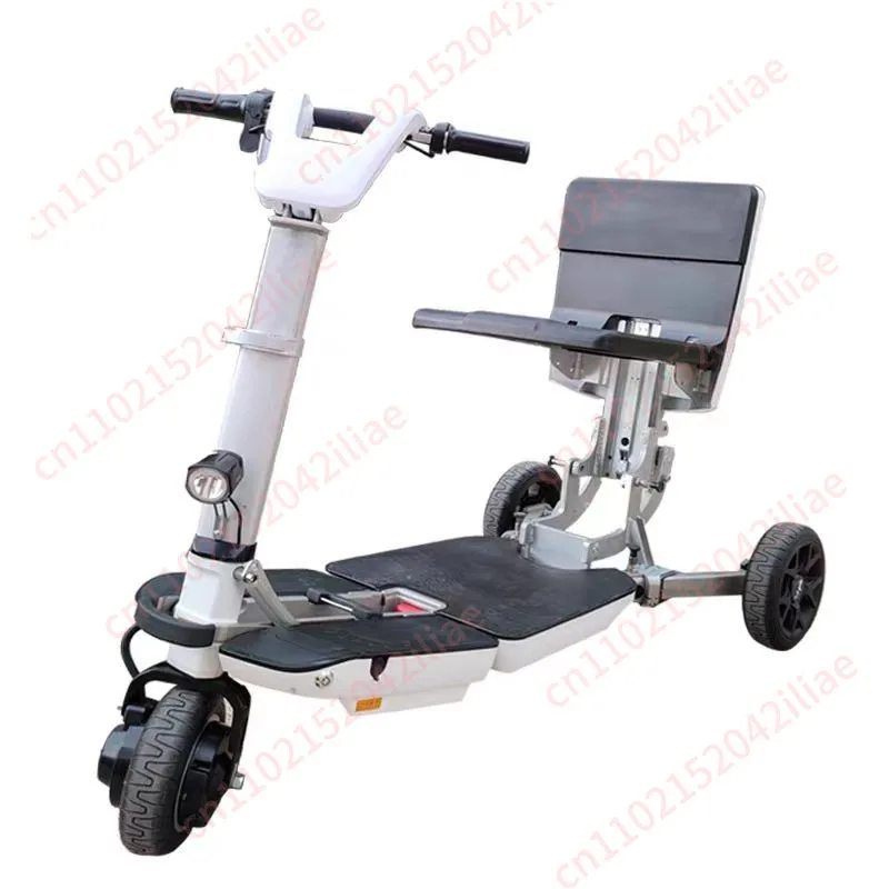 Cross-border Export Remote Control Electric Scooter Folding Electric Vehicle Electric Tricycle By Plane Elderly Scooter