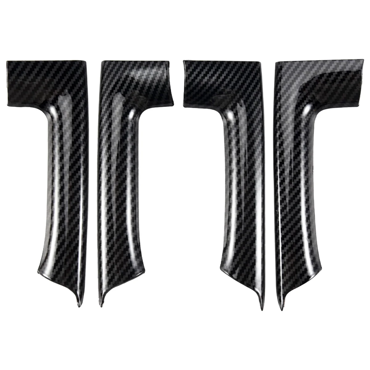 

4pcs Car Stickers ABS Carbon Fiber Grain Interior Door Armrest Decoration Cover for Golf 6 MK6 2009-2013