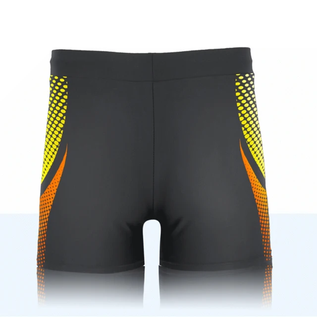 European Size Geometric Graphic And Letter Print Men's Swim Trunks With Drawstring, Quick Dry And Stretchable Shorts For Summer 4
