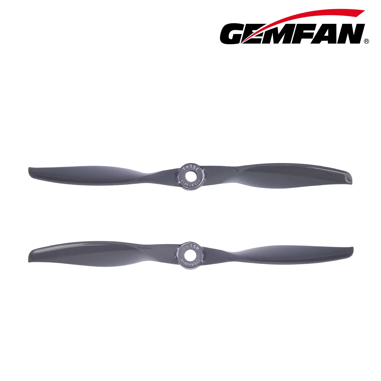 Gemfan Vortex 2-Blade Propeller. 6X12 / 8X10 / 10X12 High Thrust, 2CW or 2CCW Option