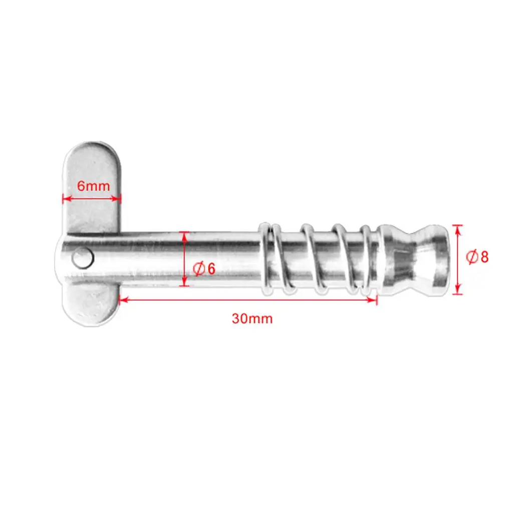 

43mm Stainless Steel Boat Hinge Pin Durable Silver Marine Accessories Hardware Fittings for Fishing Boat and Yacht Deck