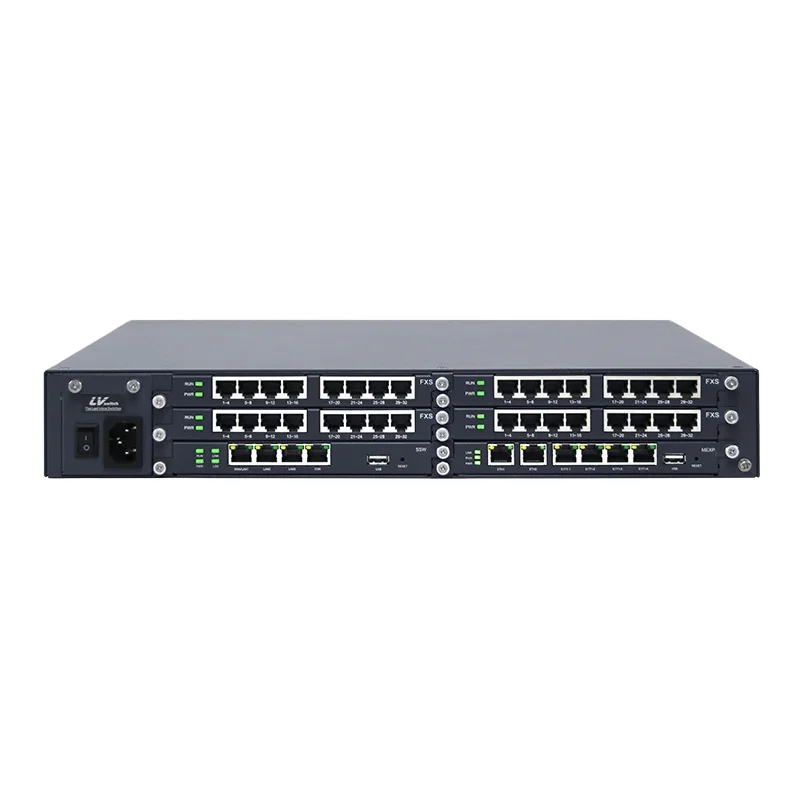 

Medium Enterprise 128FXS/FXO With 4PRI Ports 4 PRI PBX For Call Center Applications IPPBX