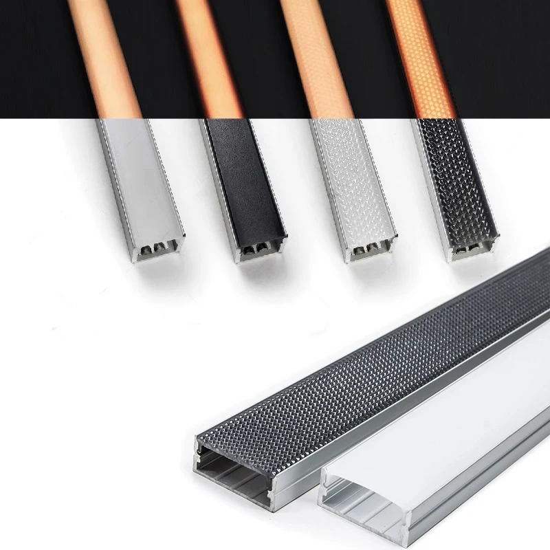 

0,5/1 м светодиодный алюминиевый профиль, антибликовая алмазная сотовая крышка, световая панель, кухонный шкаф, внутренняя стена, потолочный декор, линейное освещение