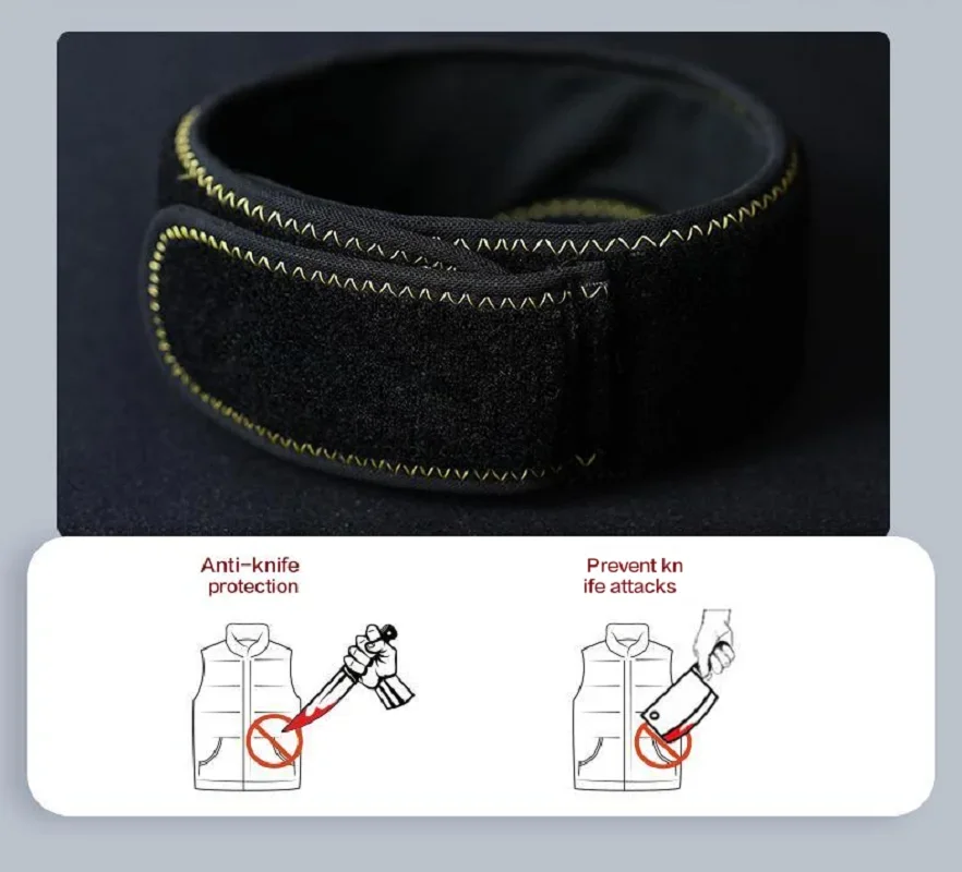 SGS المستوى 5 مكافحة طعنة الرقبة الحرس التكتيكية طوق عنق الرحم لشرطة الأمن الدفاع عن النفس ثقب برهان الرقبة والعتاد