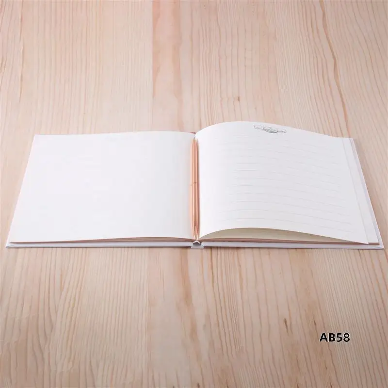 

2X Wedding Guest Book,Hen Party Guest Book,Wedding Books For Guests To Sign,Baby Shower Sign In Guest Book,With Pen