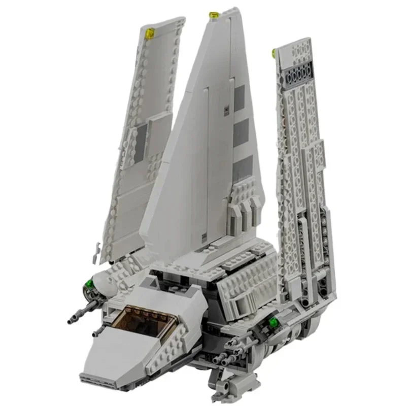 MOC High-Tech Space Shuttle 75094 Imperial Shuttle Tydirium Building Blocksชุดเครื่องบินอิฐของเล่นสําหรับของขวัญเด็ก