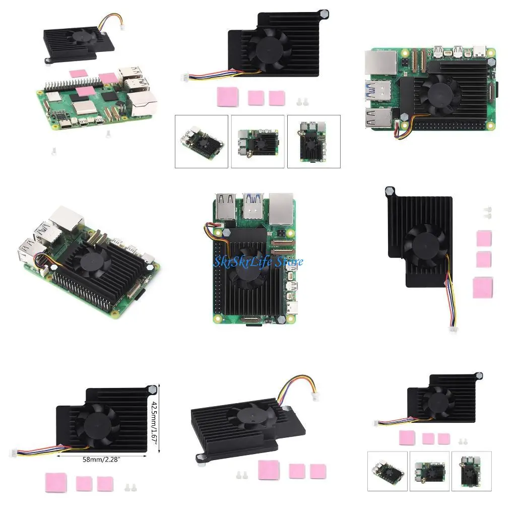 

E65E Active Coolers for 5 with Thermal Pad Heat Dissipation Efficient