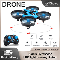 JJRC H36 RC Mini Drone Helicopter 2.4GHz Toy 6-axis Drone Headless Mode 6Axis with LED light One Key Return 360 degree Flip Toys