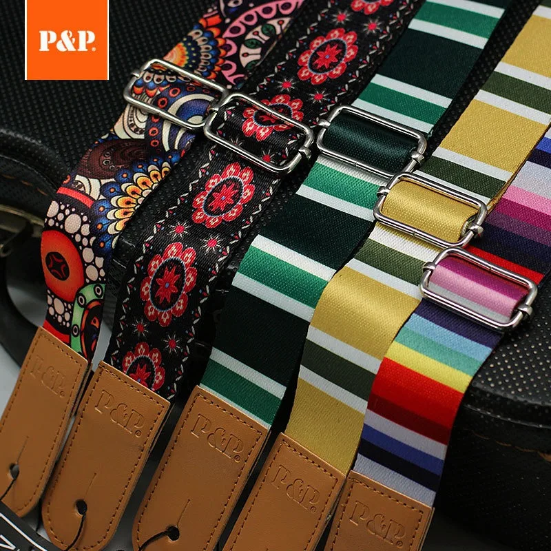 2023 New Foreign Trade Product Yukrili Strap Diagonal Cross Ukulele Strap Tailnail Strap