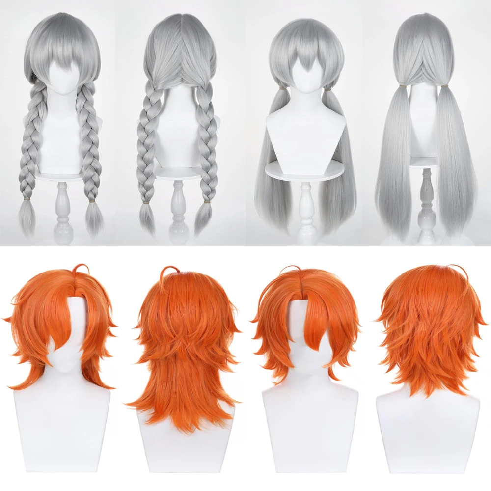 Judy And Nick Cosplay Synthetic Hair For Both Men And Women, Suitable For Daily Party Anime Role-Playing Heat-Resistant Wigs