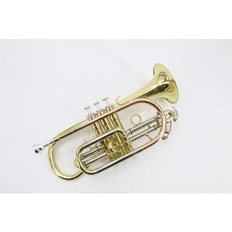 

Hooqu Wholesale Factory Direct Selling Cornet In BB Style Professional Players' Other Horn Designed In China