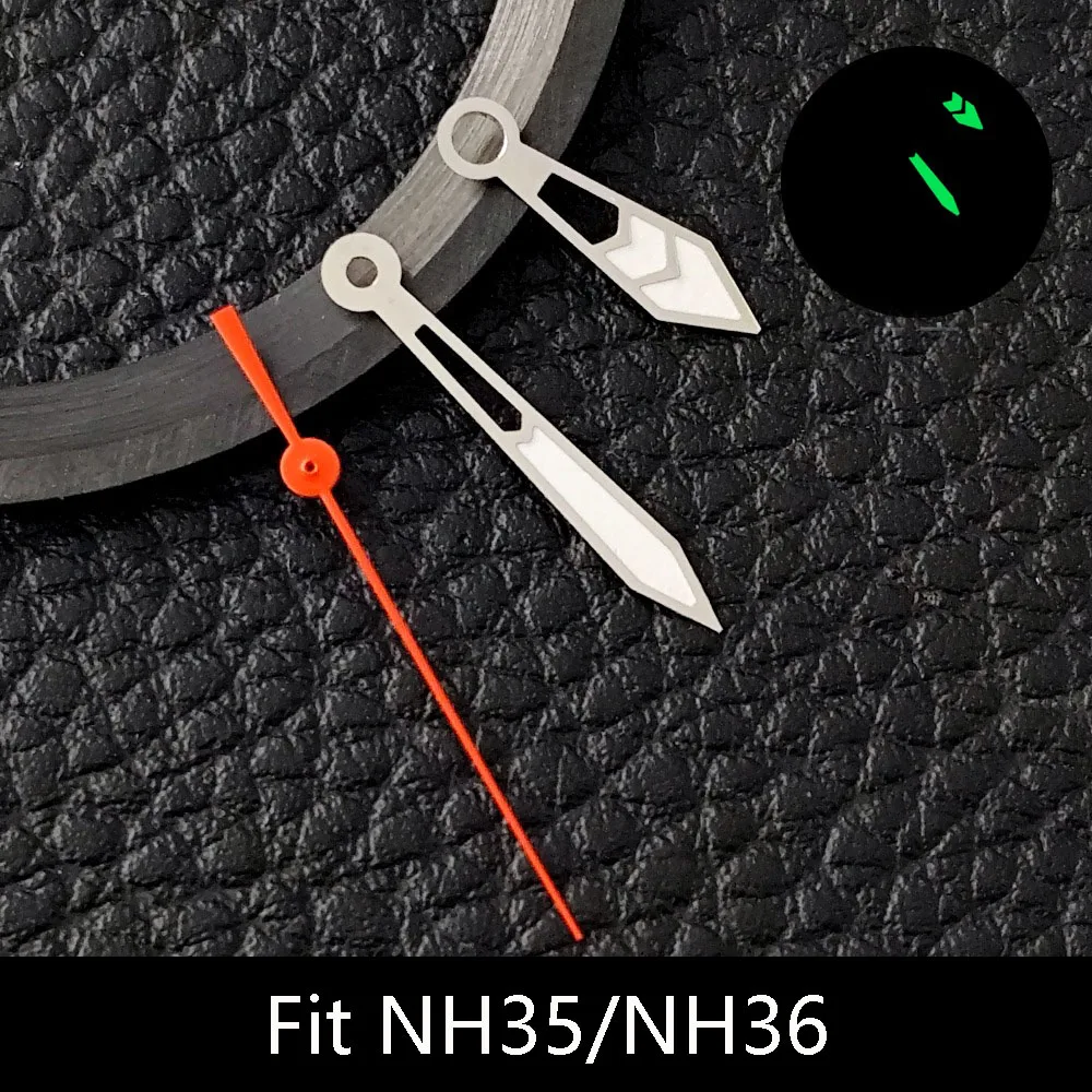 発光 NH35 針矢印時計の針 nh35 ダイバーメルセデス主義針 NH35/NH36/NH38/NH70 自動運動時計アクセサリー