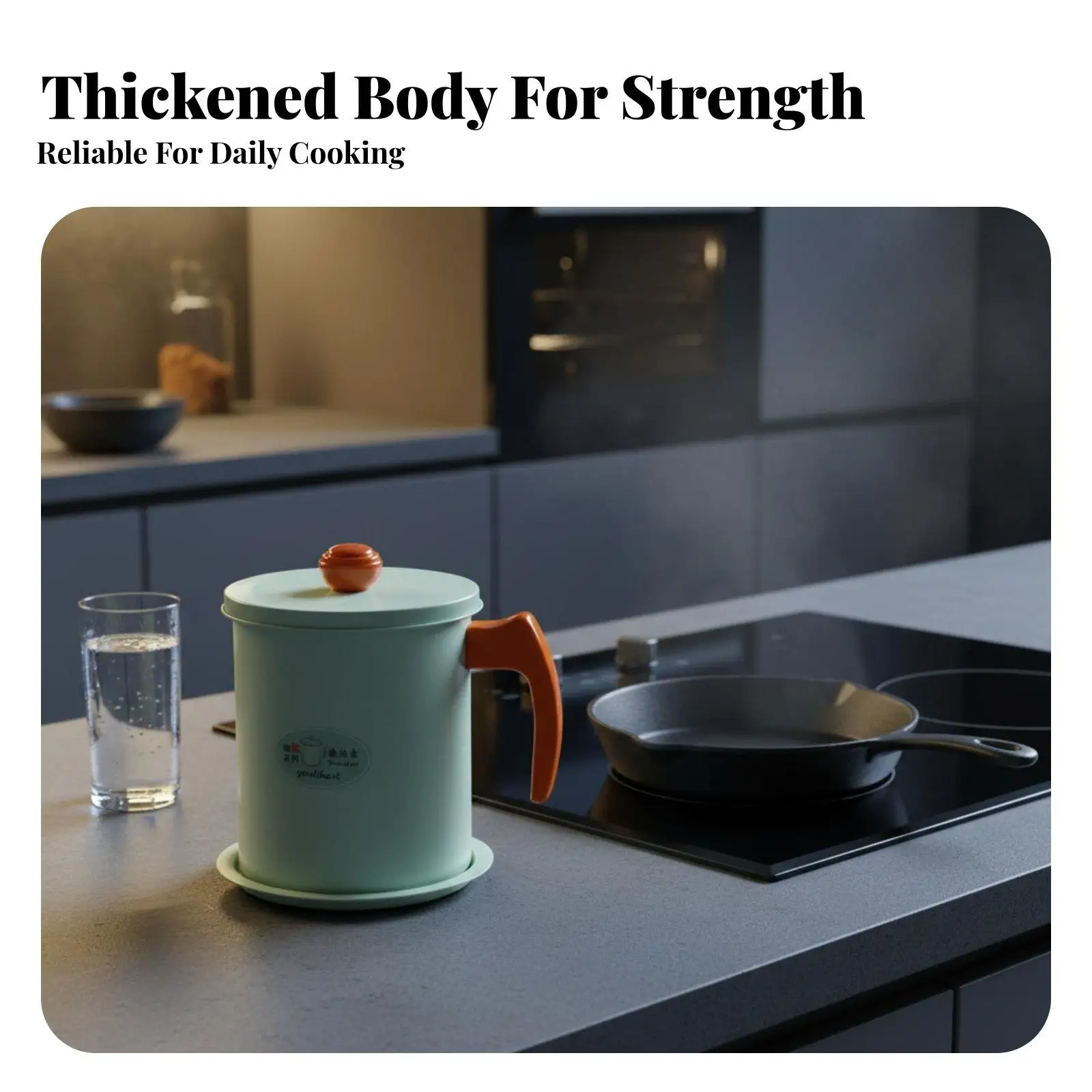 Multipurpose Cooking Pot Frying Pan with Strainer for Deep Frying Vegetables and Stews Compatible with Most Stovetops