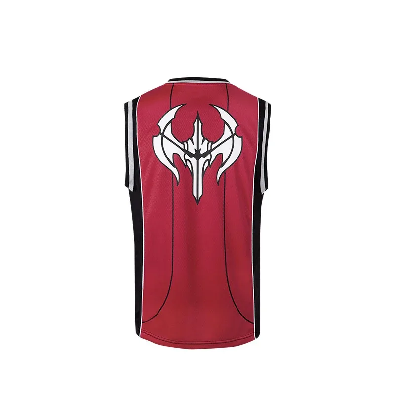 قميص علوي لفريق كرة السلة المدرسية من Slam Master Game LOL League Noxus Vest ملابس رياضية قمصان موحدة