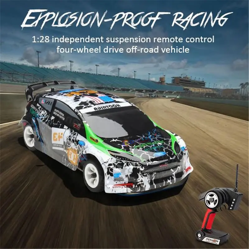 

WLtoys K989 K969 1:28 RC Racing Car - 4WD 2.4G, 30km/h High-Speed, Off-Road Drifting, Alloy Vehicle, Kids' Gift