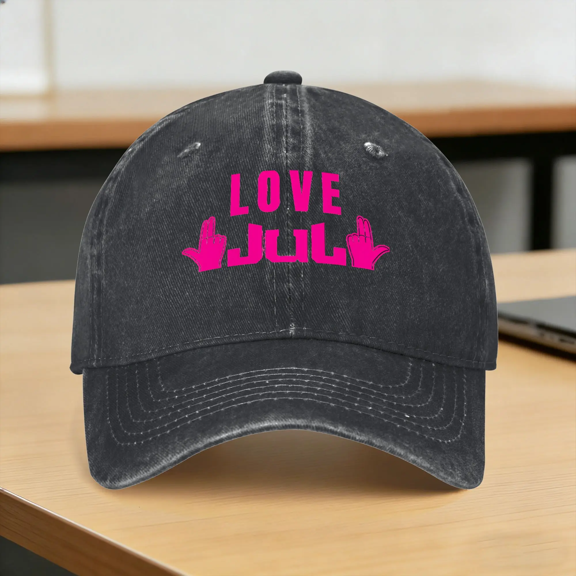 Gorra de béisbol Rapper Jul Sun, gorra trucker con estampado Love Jul para mujer y hombre, ropa de calle de verano, deporte al aire libre, gorra snapback de alta calidad