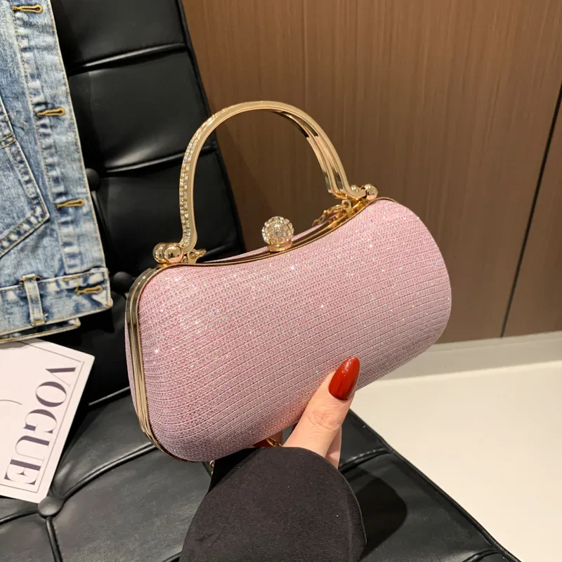 

Ladies gentle fashion handbag versatile ins shoulder messenger bag chain small square bag