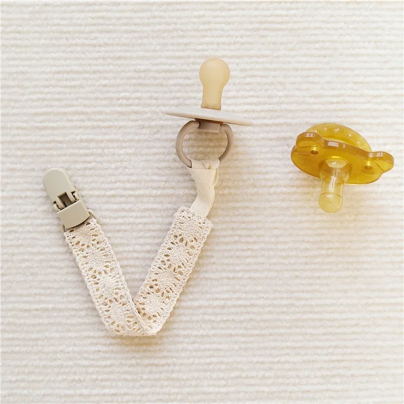 Lace Baby Pacifier Chain Pacifier Clip Anti Drop Chain Anti Loss Rope Strap Baby Toy Anti Loss Lace Hanging Rope