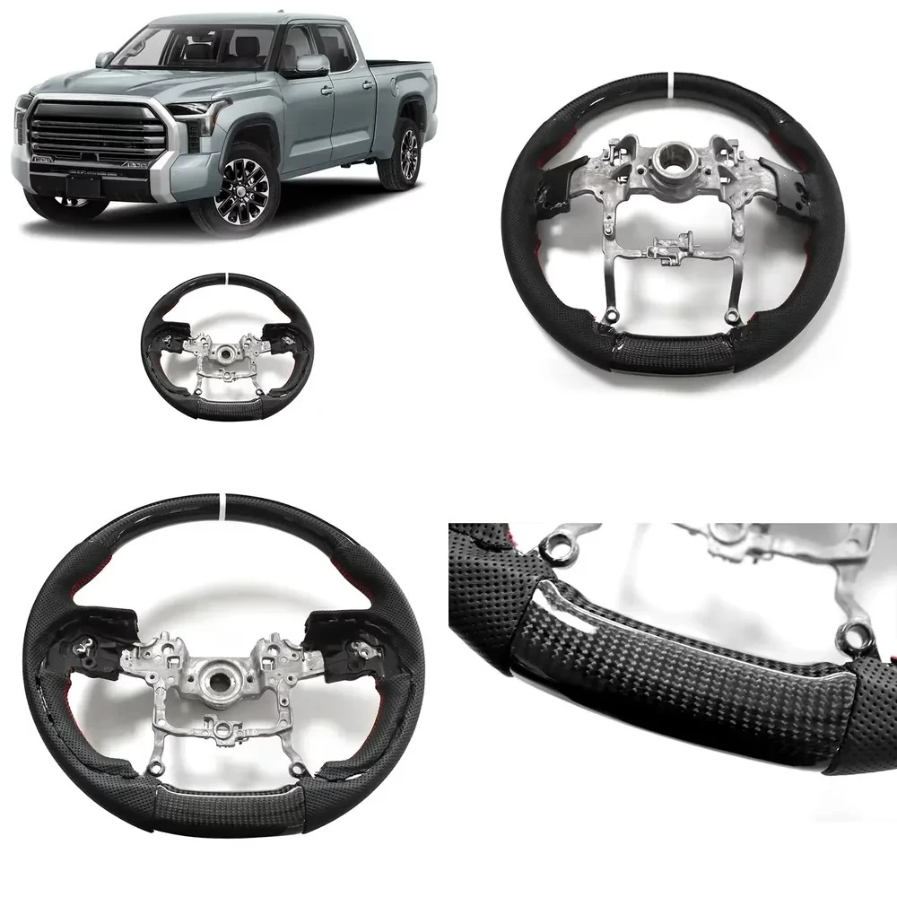 

ApexRide Carbon Fiber Steering Wheel for TUNDRA 2022+ Carbon Fiber Steering Wheel