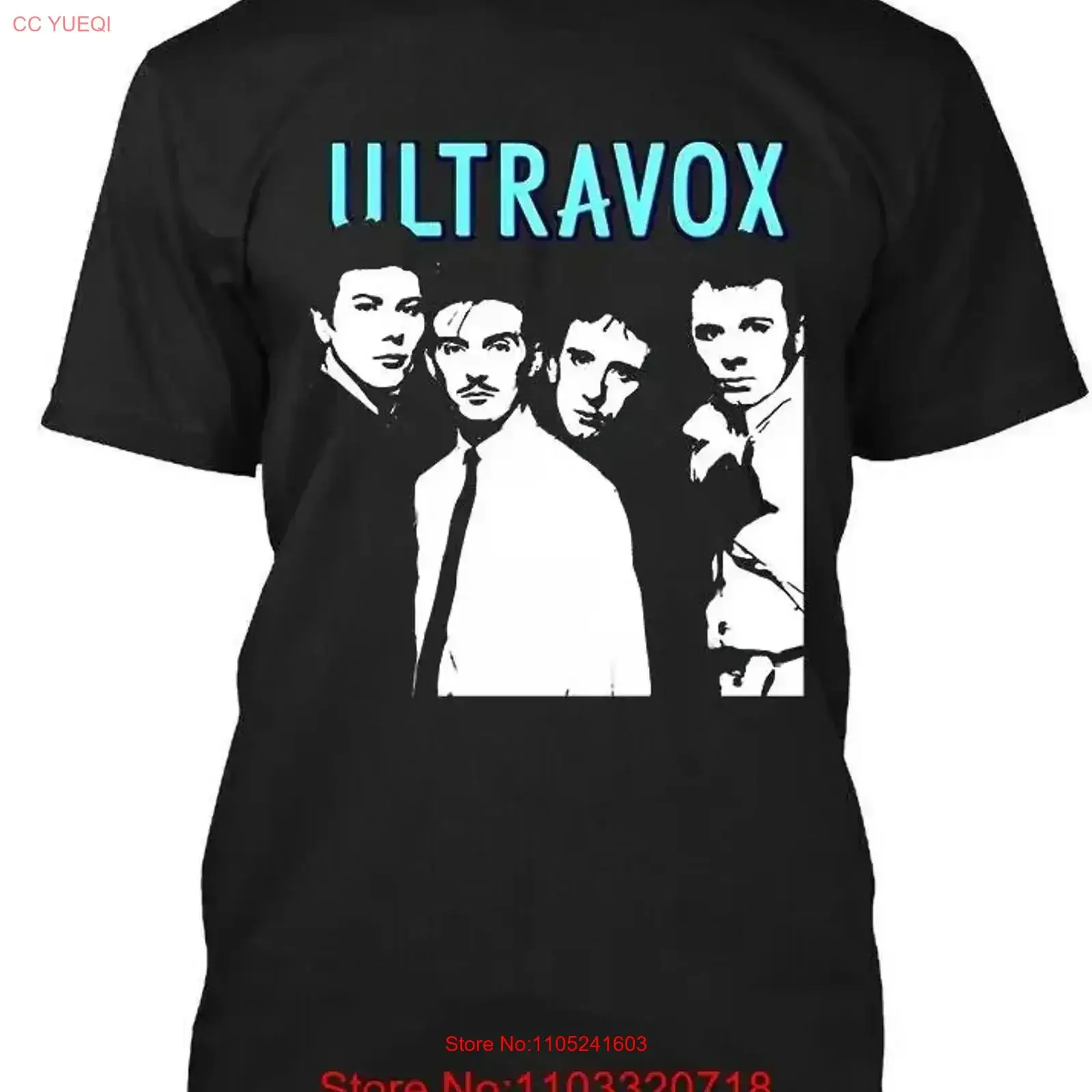 Limited New Ultravox UK Face Art Retro Classic Logo T Shirt Size S 4XL vintage Washed fashion Breathable graphic Comfortable