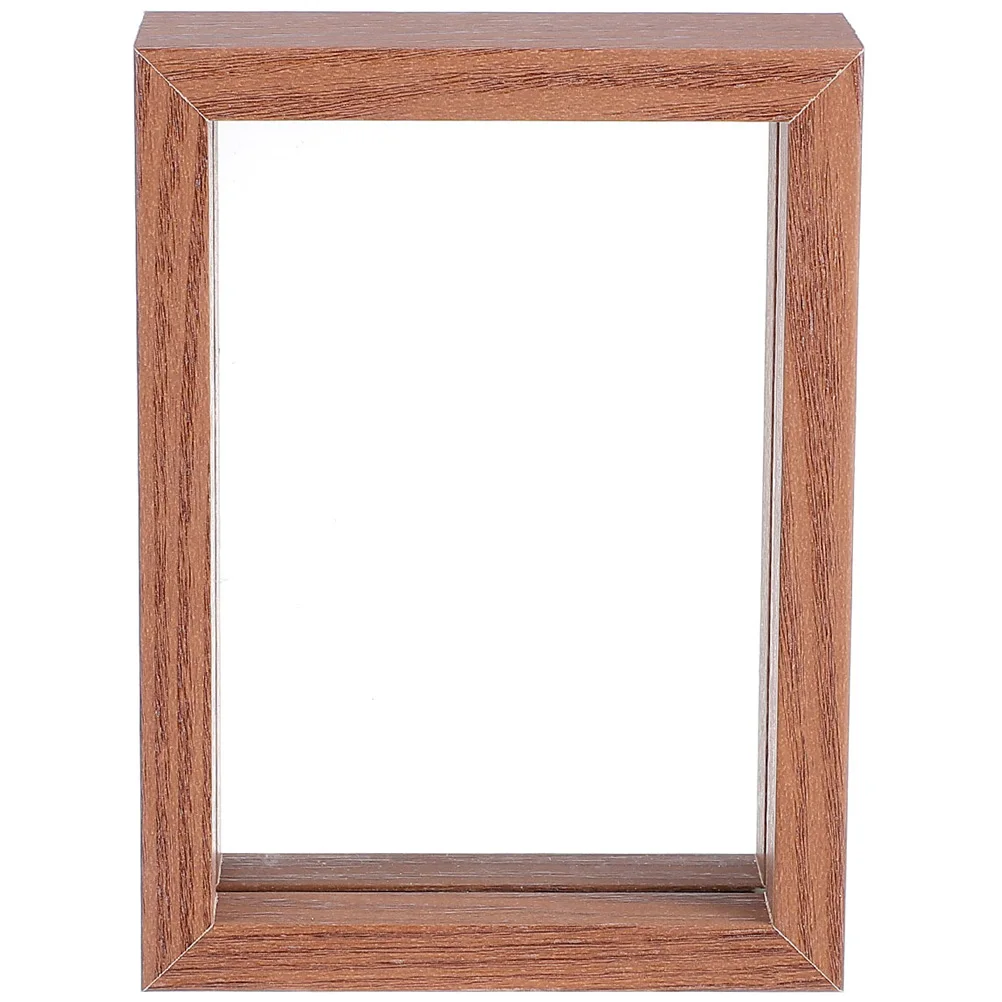 

Pressed Flower Frames 7 Inches Glass Display Vintage Specimen Double Sided Picture Frame for Home Decor Bedroom Study