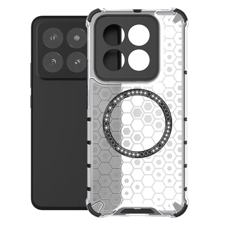 Luxury TPU Shockproof Armor PC Case for Redmi Note 13 Pro Plus 4G 5G 12 11 S K70E K60 K50 Ultra A3 Turbo3 13C 10C Magnetic Cover