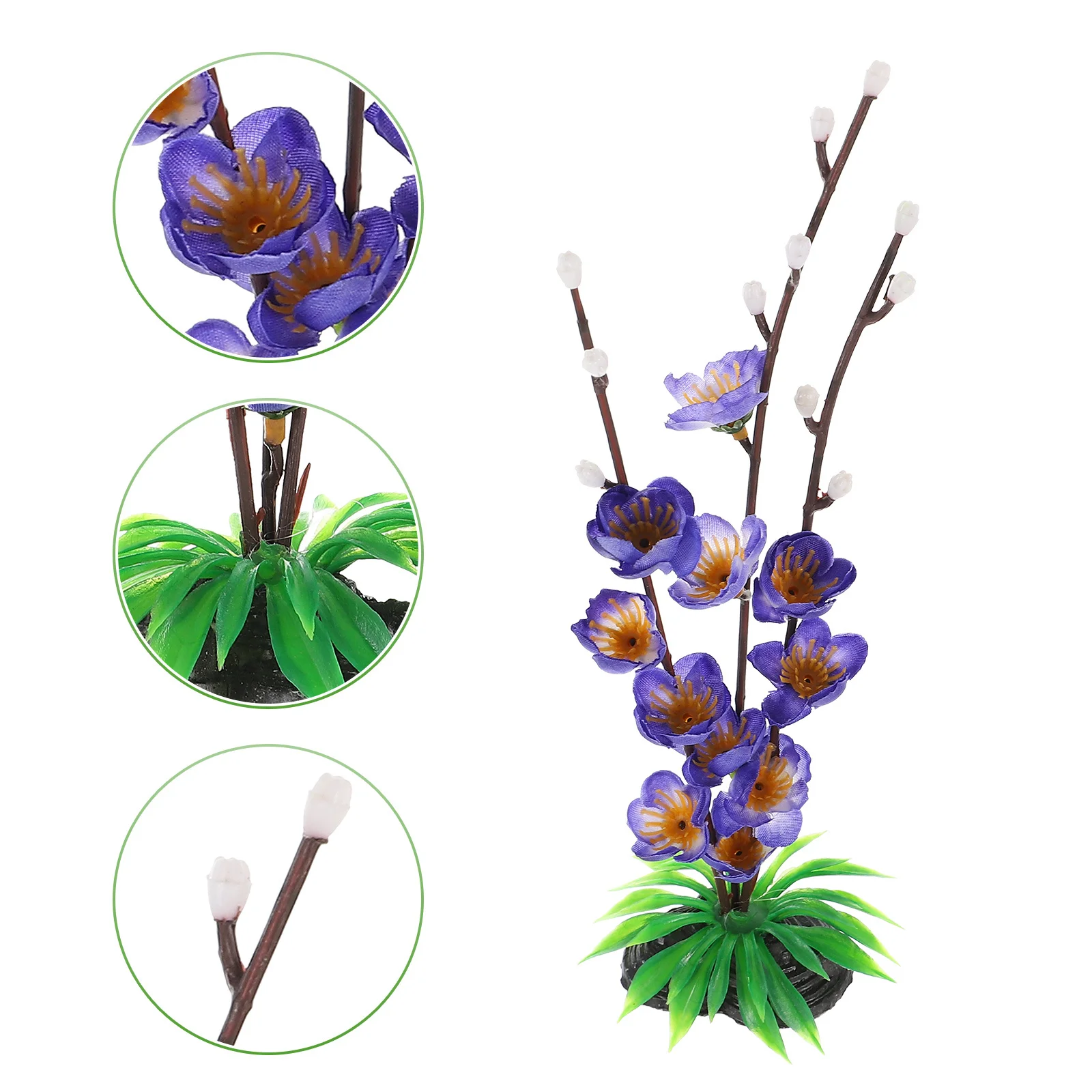 

Artificial Flower Ornament Sushi Plate Decorations Fake Flower Decor for Cold Dish Sashimi Plate Exquisite Workmanship Kitchen