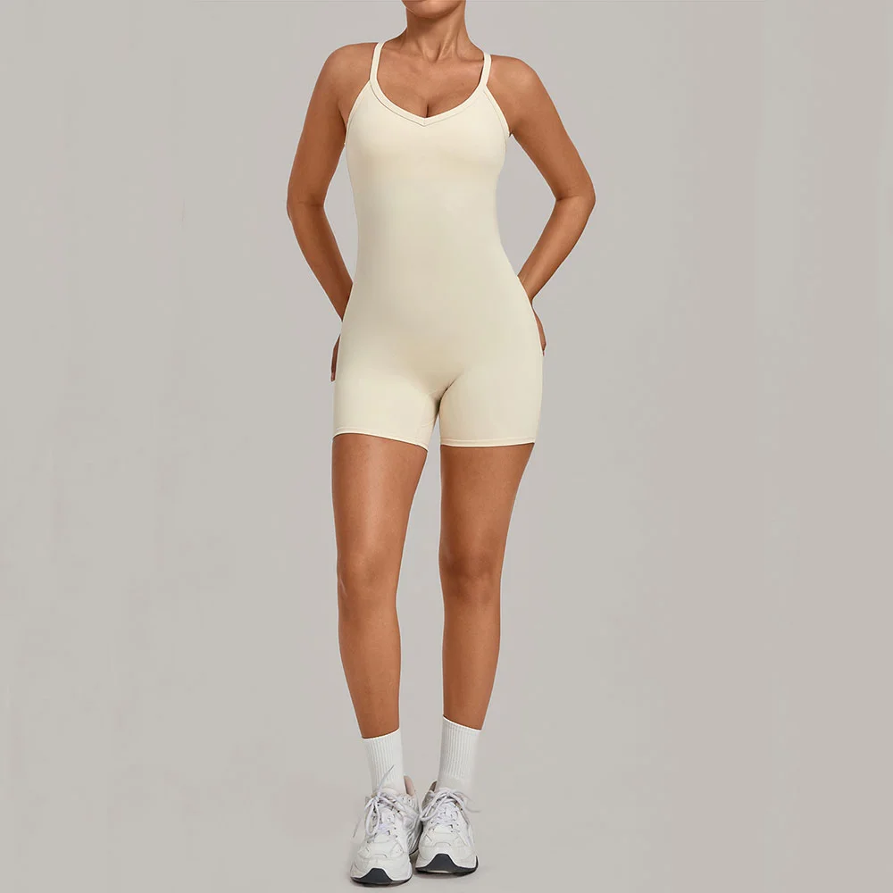 Summer High-quality Sleeveless Yoga Suit Women Training Jumpsuit Gym Pilates Fitness Bodysuit Super Soft Fabric Romper Leggings