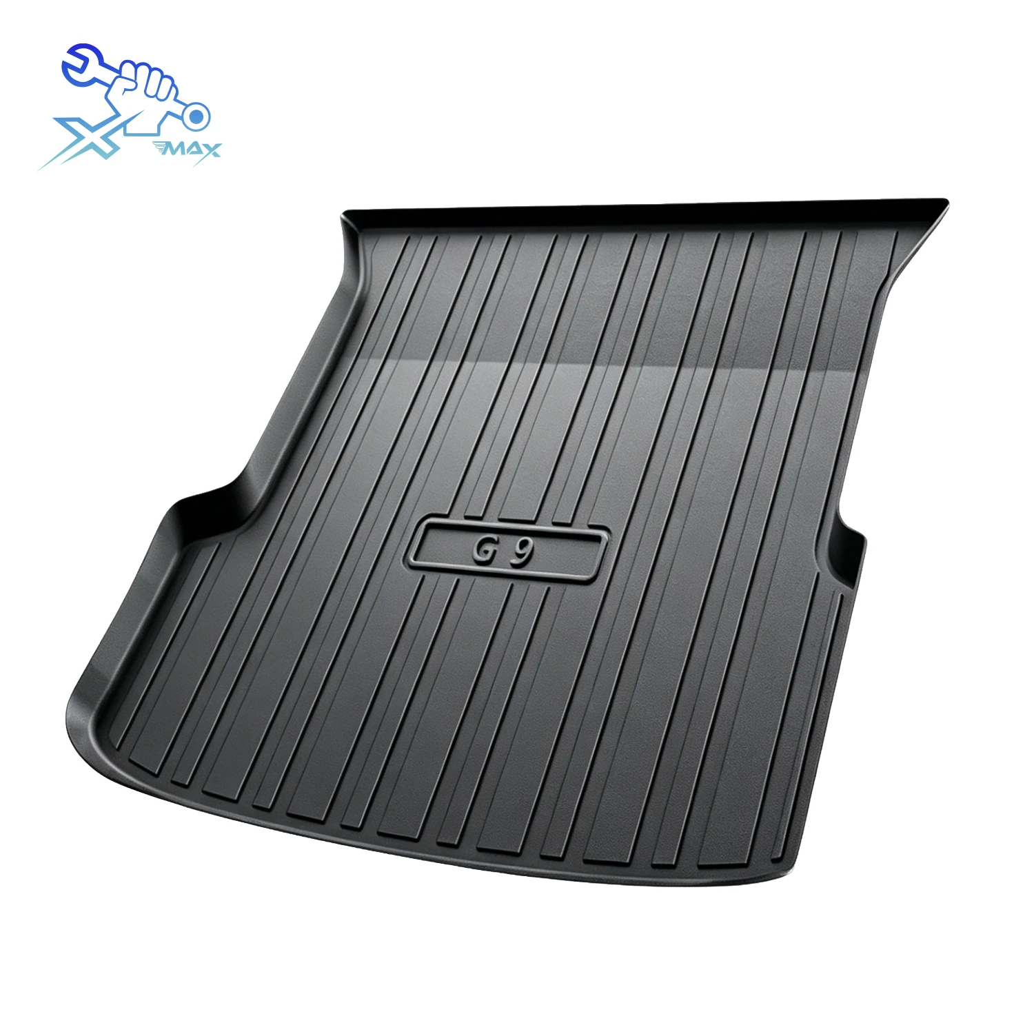 

For XPENG G9 2022-2023 TPE Car Trunk Mat Custom Fit Trunk Liner All Season Cargo Mat Trunk Protection Mat Waterproof