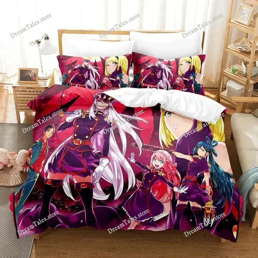 3D Anime Chained Soldier Bedding Set Single Twin Full Queen King Size Bed Set Adult Kid Bedroom Duvet Cover Sets Home Textiles74