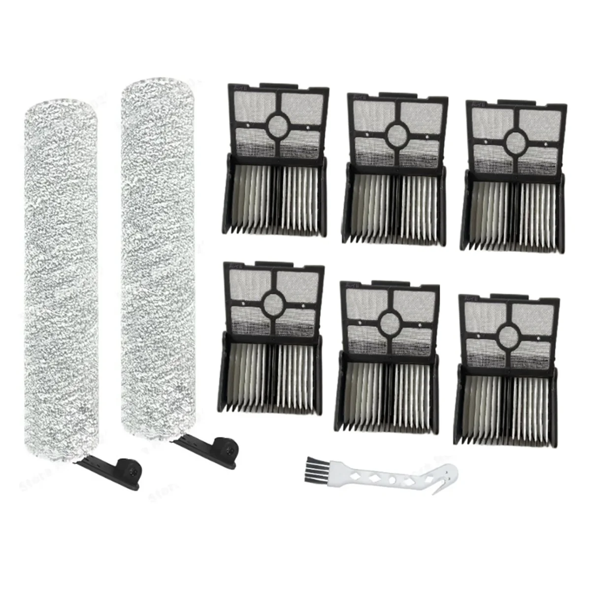 

Replacement Spare Parts for M12 / M12 Pro Floor Scrubber Vacuum Accessories Roller Brush Hepa Filter