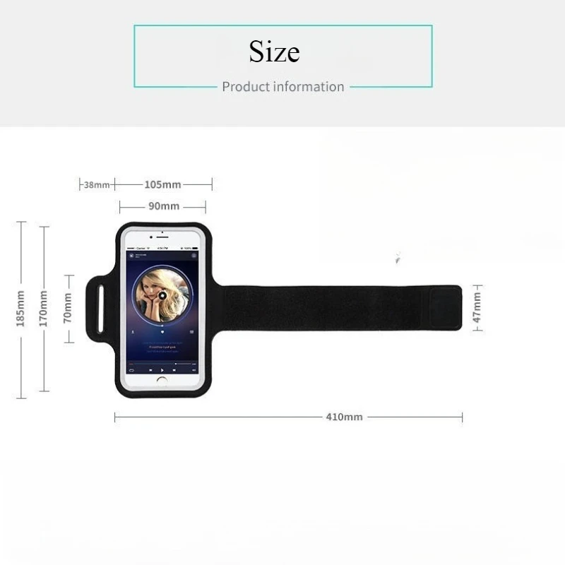 HAISSKY حقائب الجري الرياضية آيفون 17 16 15 14 13 12 برو ماكس 17 الهواء 15 زائد سامسونج S25 Xiaomi Otdoor Fitenss شارات الحقيبة #6