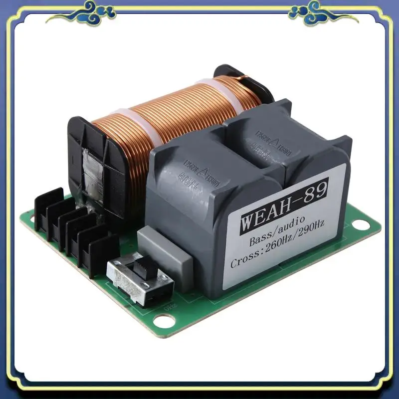 Portable 2X 1500W High-Power Pure Bass Crossover Subwoofer Speaker Modification Upgrade Adjustable Frequency Point