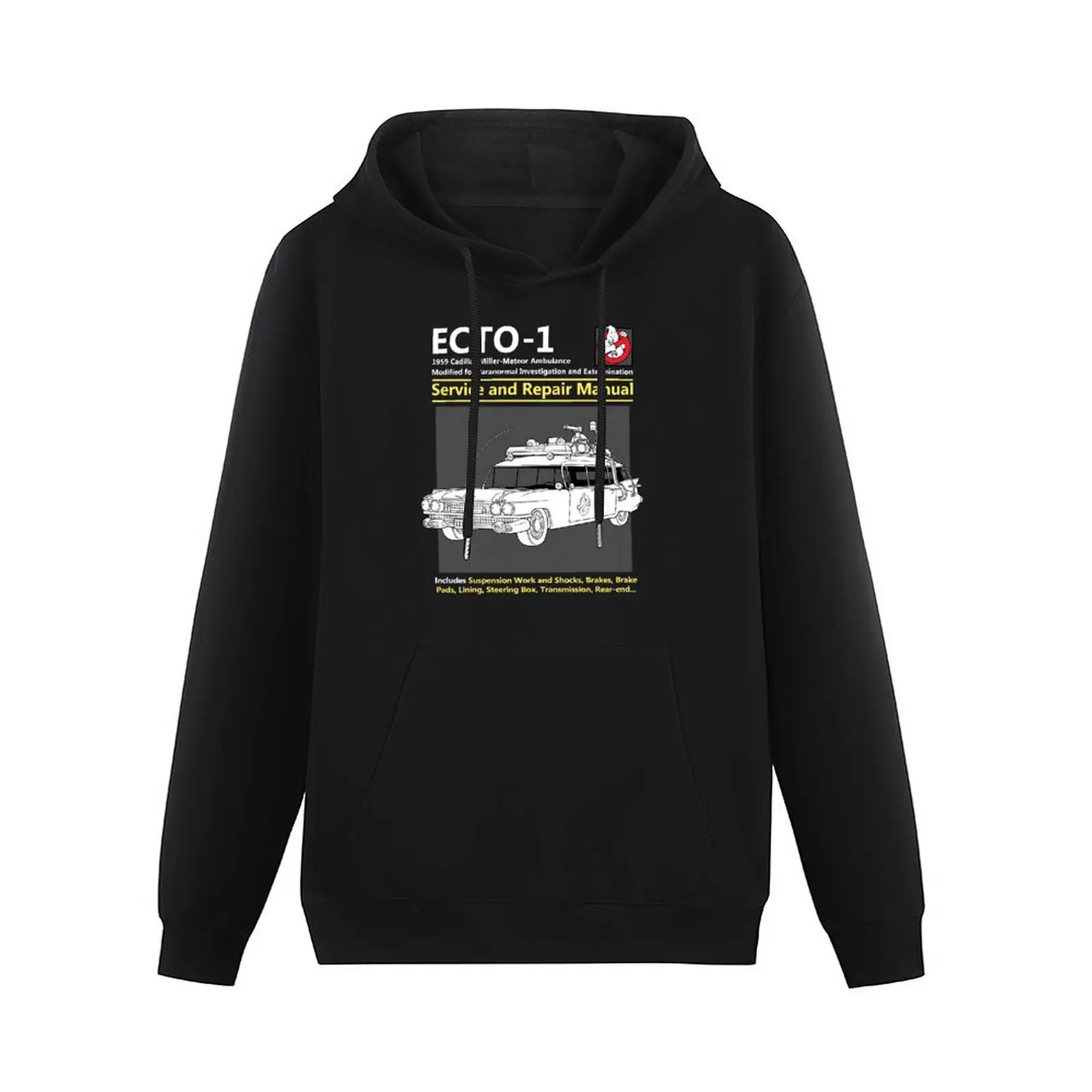 ECTO-1 Service and Repair Manual Pullover Hoodie clothes for men men's winter sweater fashion men men's hoodies