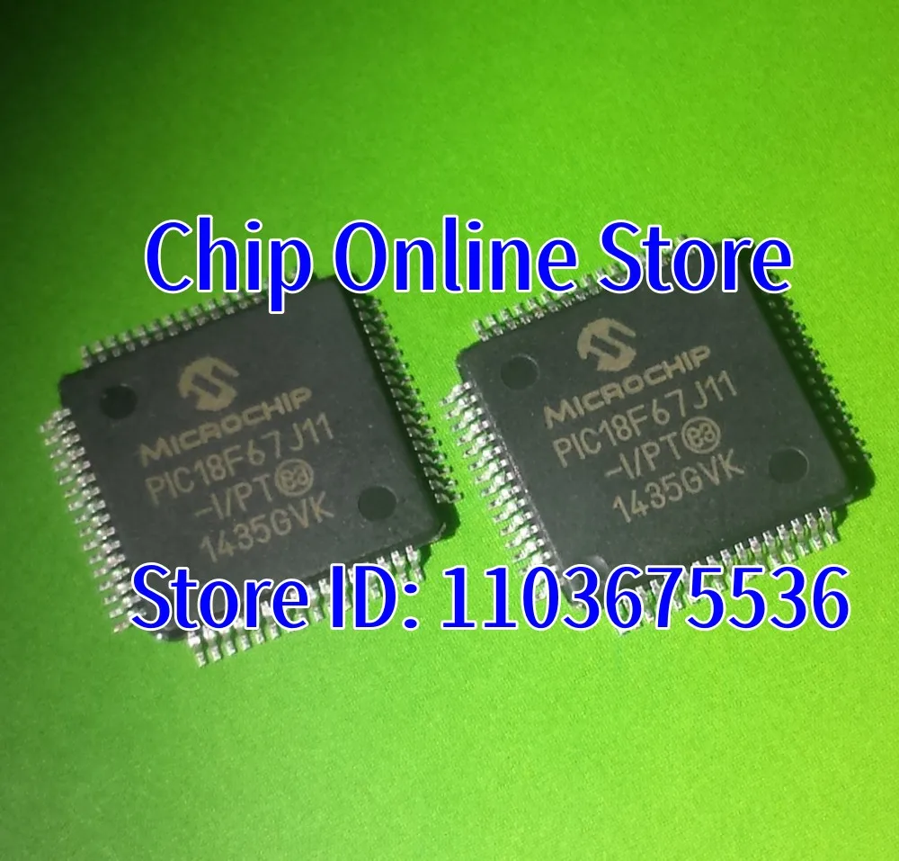 

5~50pcs PIC18F67J11-I/PT PIC18F67J11 TQFP64 New Original 8 Bit Microcontroller MCU